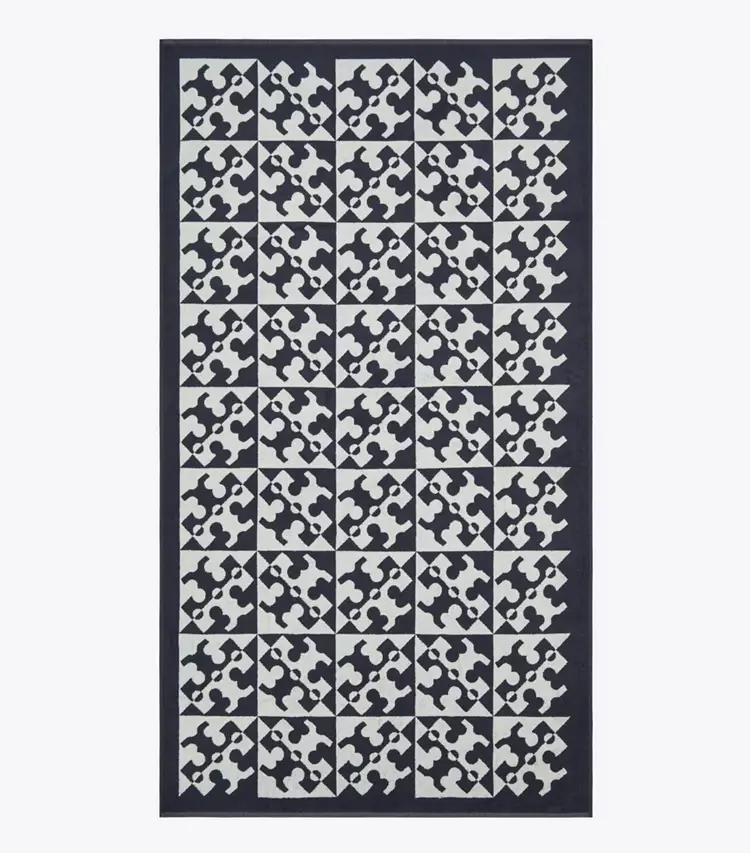 Diagonal T Jacquard Towel
