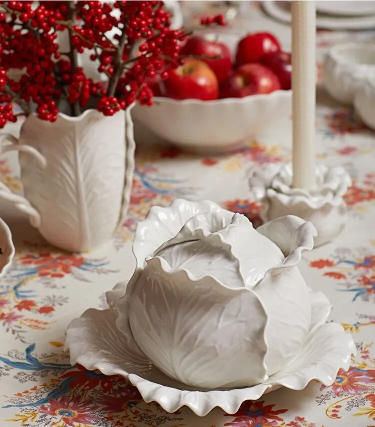 Lettuce Ware Round Serving Platter - Image 3
