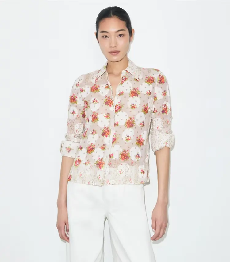Cotton Jacquard Shirt - Image 2