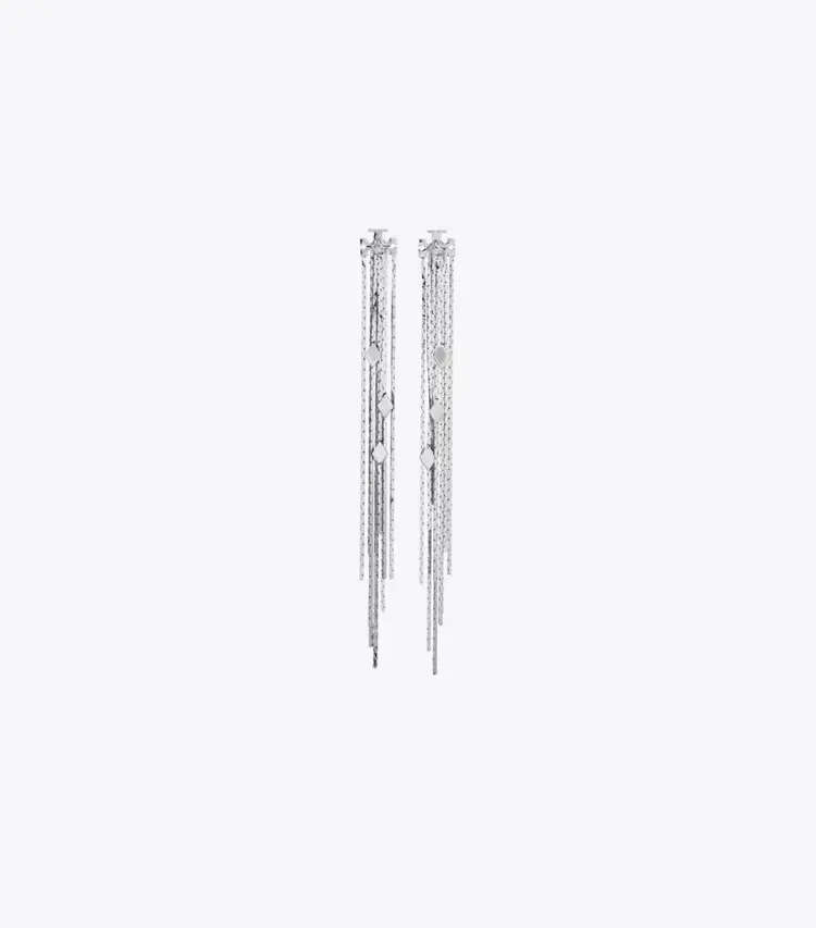 Runway Front-Back Chain Earrings