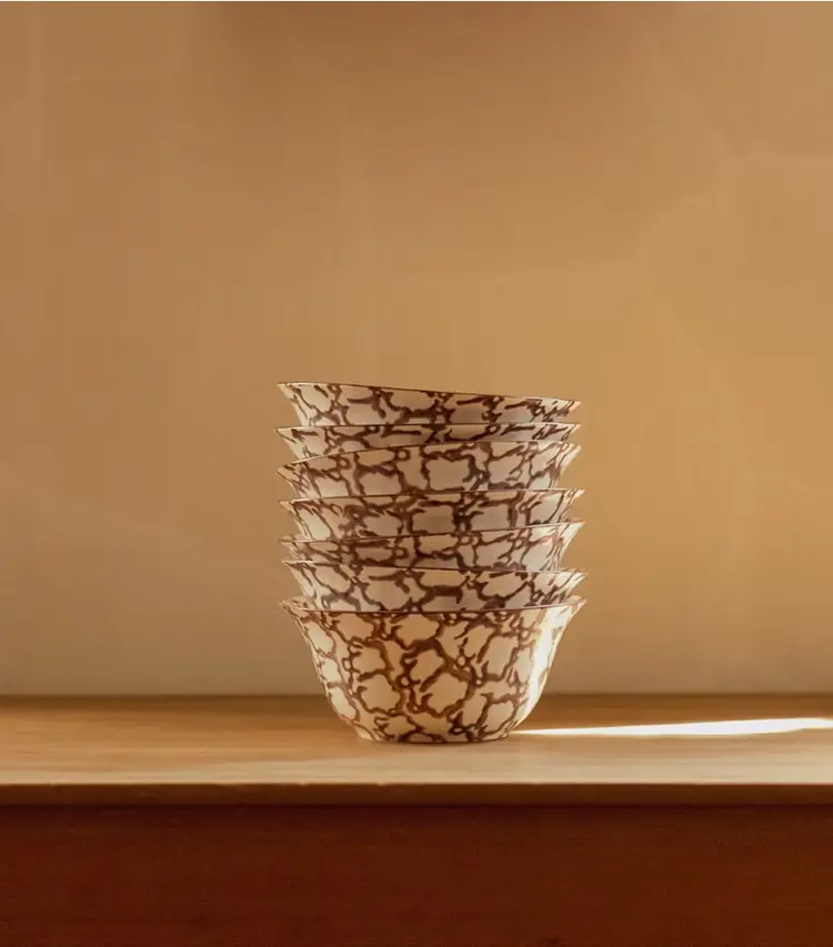 Spongeware Small Bowl, Set Of 4 - Image 3