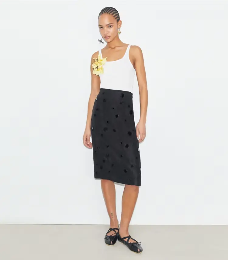 Embellished Mirror Skirt - Image 2