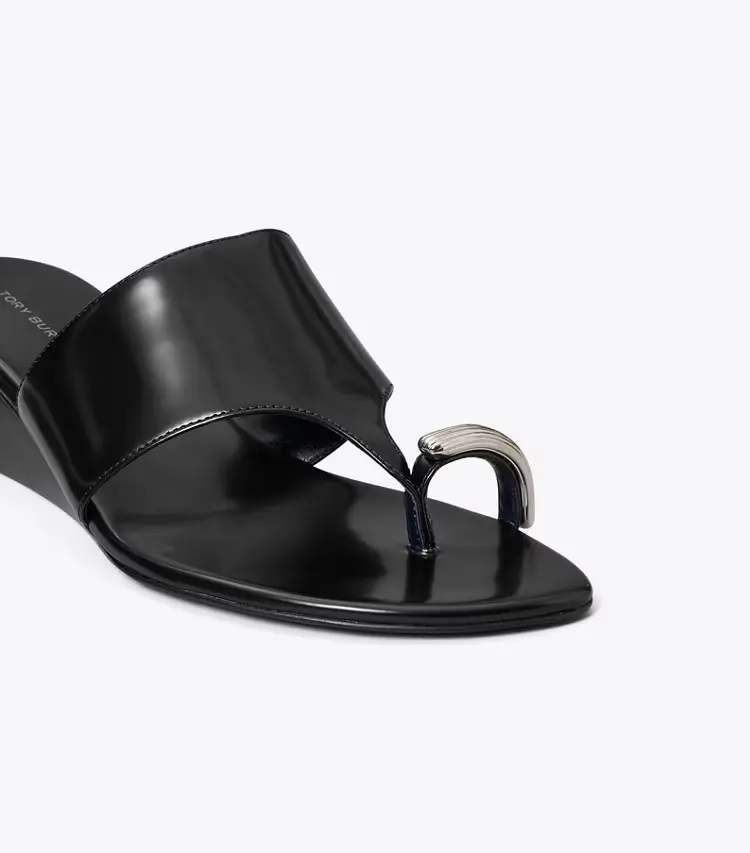 Pierced Wedge Sandal - Image 4