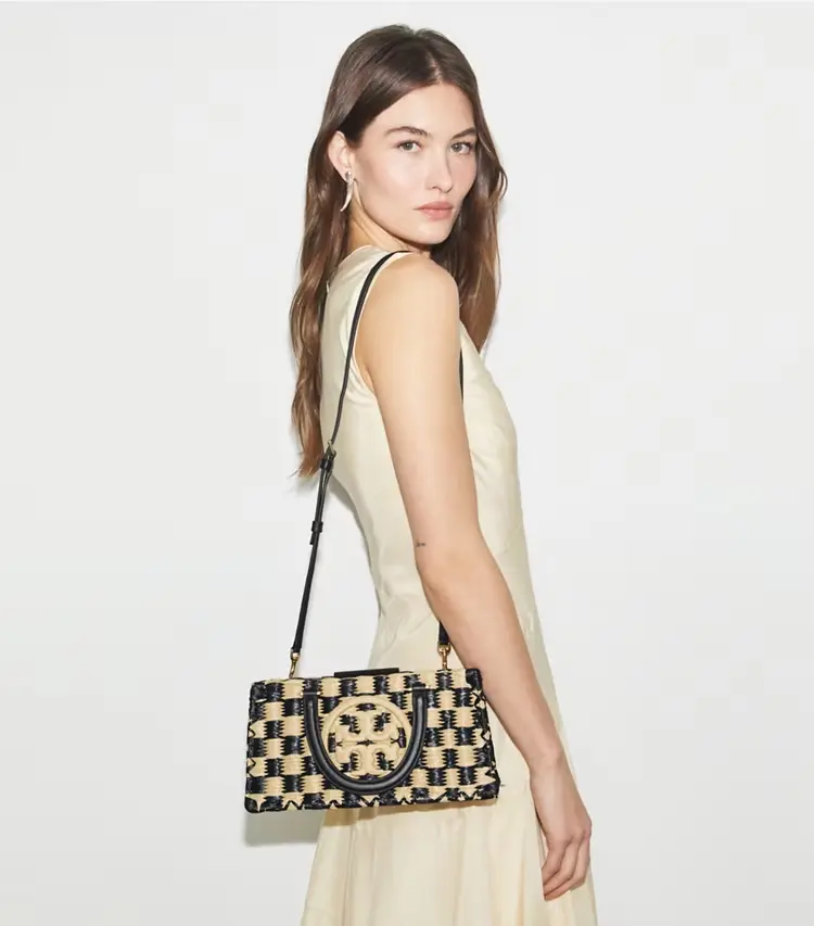 Ella Hand-Crocheted East-West Tote - Image 3