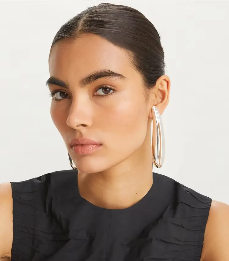Pierced Elongated Earrings - Image 3