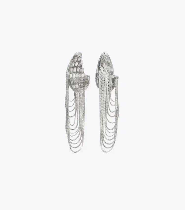 Runway Chain Earrings - Image 2