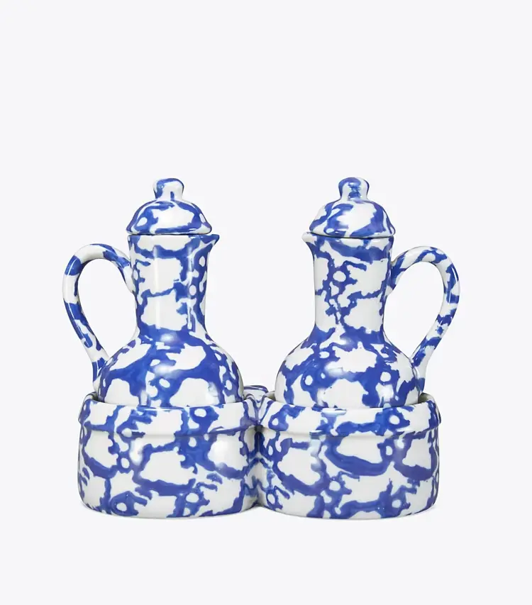 Spongeware Oil & Vinegar Set
