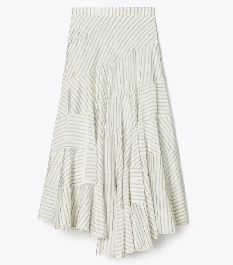 Asymmetrical Viscose Skirt