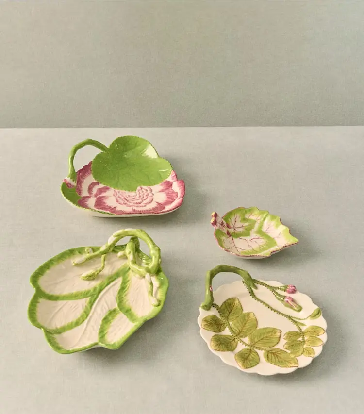 Decorative Leaf Plates, Set Of 4 - Image 3