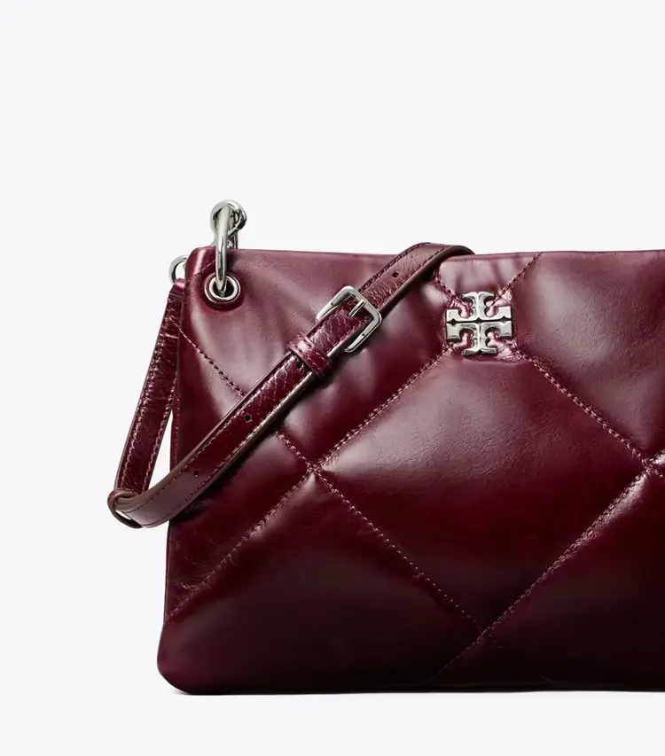 Small Kira Diamond Quilt Distressed Shoulder Bag - Image 4