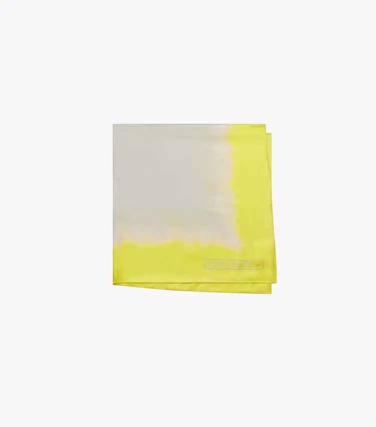 Tie-Dye Silk Square Scarf - Image 3