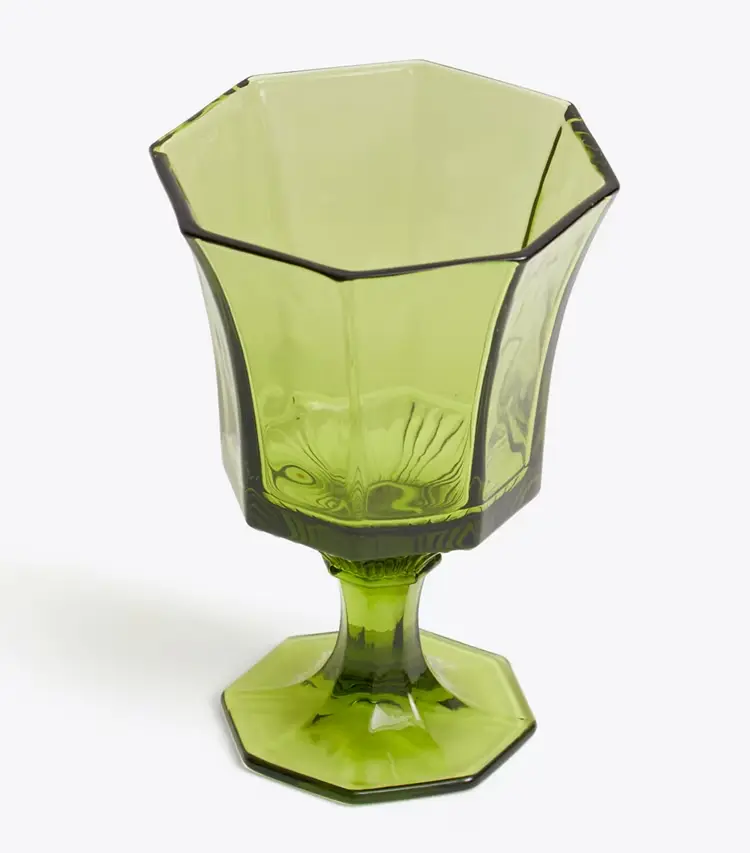 Pressed-Glass Water Glass, Set Of 4 - Image 3