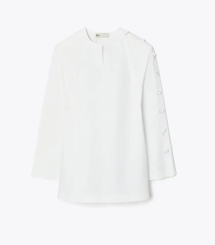 Cotton Poplin Knot Tunic