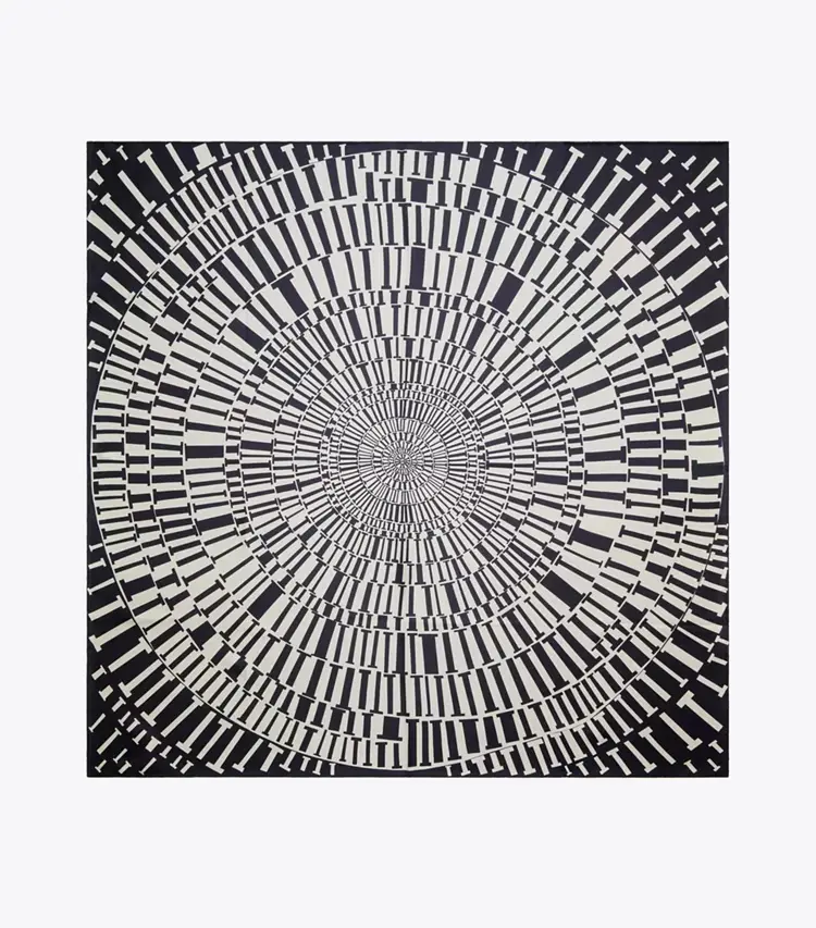 T Circle Silk Square Scarf