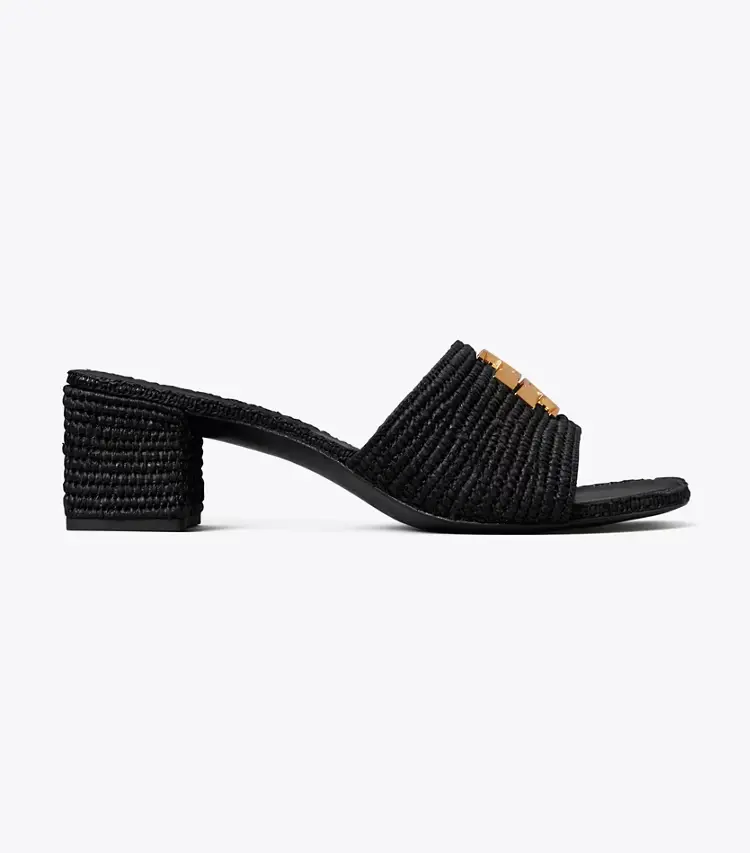 Eleanor Raffia Heeled Sandal - Image 3