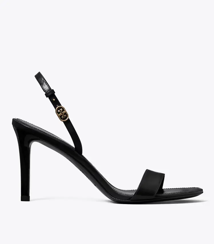Double T Buckle Heeled Sandal - Image 3