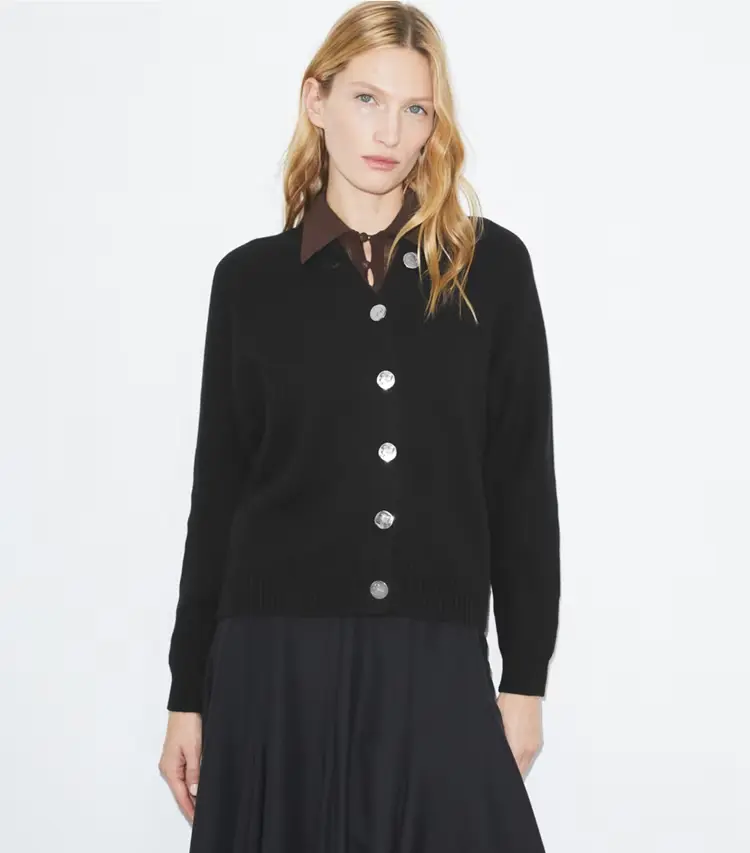 Merino Wool Cardigan - Image 2