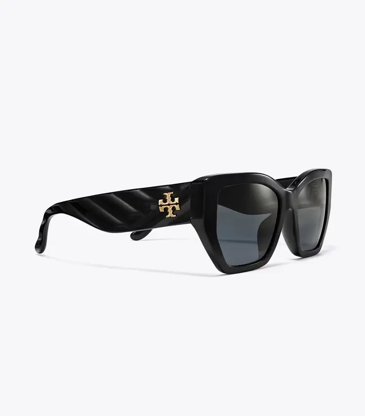Kira Oversized Geometric Sunglasses - Image 2