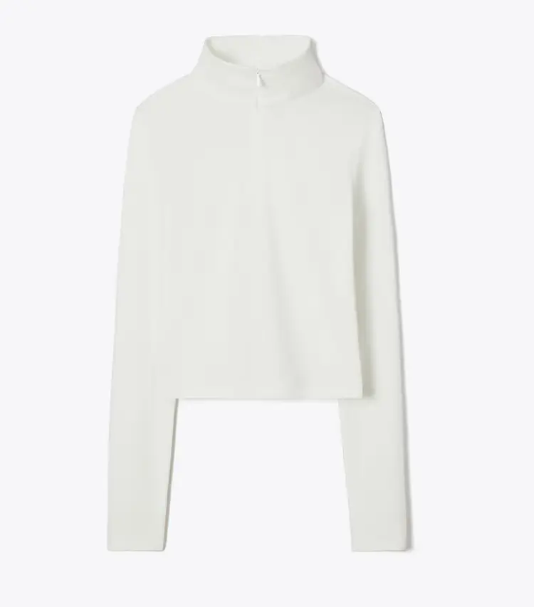 Cropped Jacquard Top