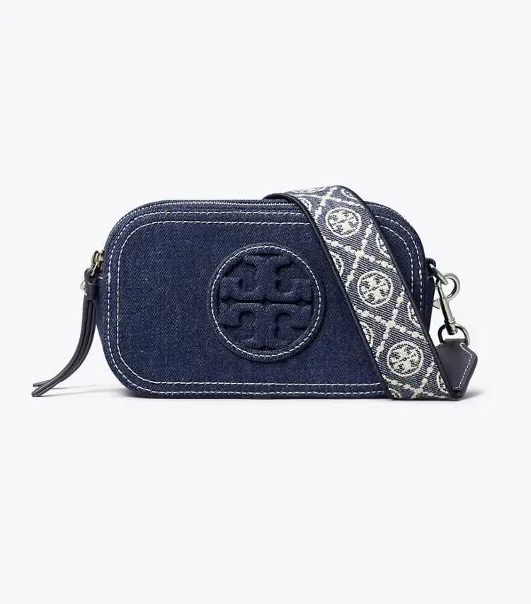 Mini Miller Denim Crossbody Bag - Image 3