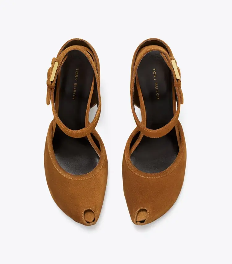 Peep-Toe Platform Sandal - Image 4