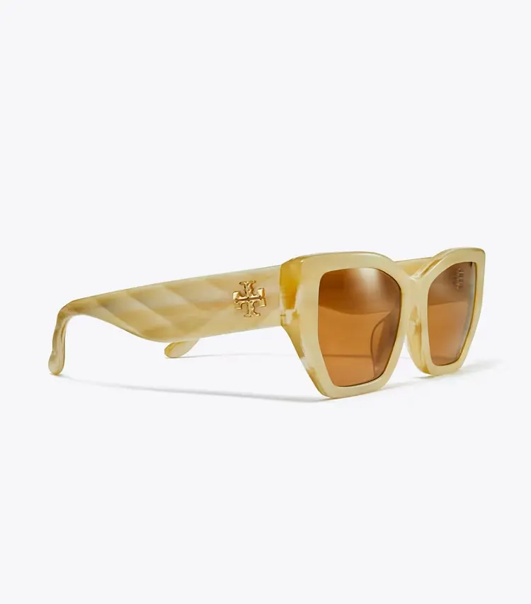 Kira Oversized Geometric Sunglasses - Image 2