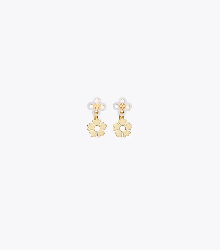 Forget Me Not Front Back Earrings - Image 2