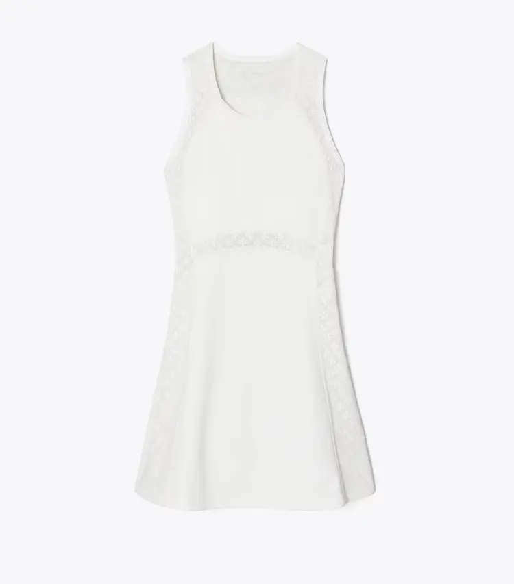 T Monogram Mesh Tank Dress