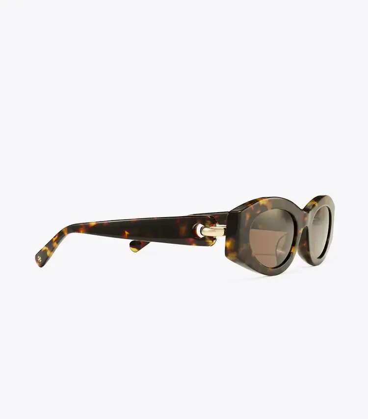 Pierced Oval Sunglasses - Image 2