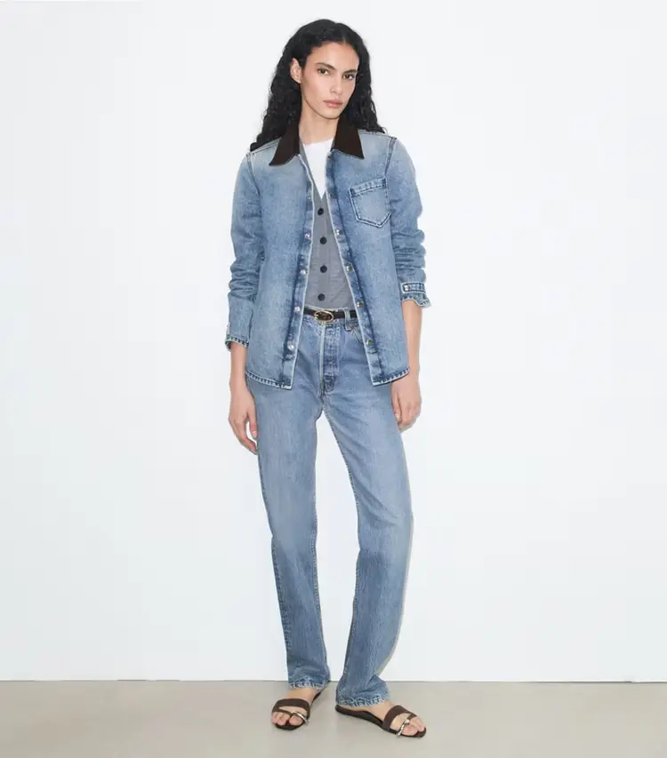 Denim Shirt Jacket - Image 3
