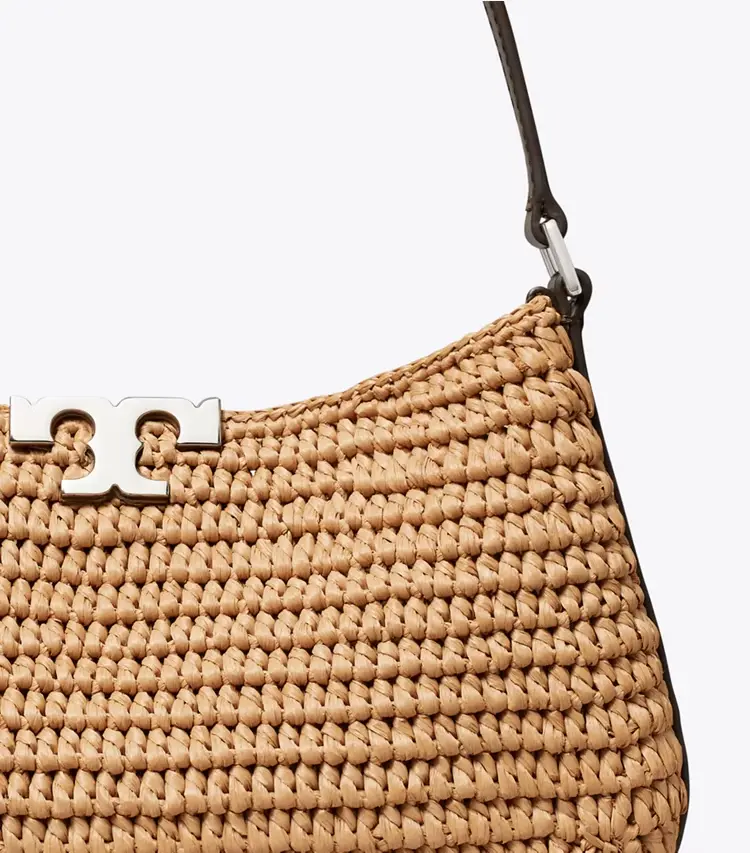 Eleanor Raffia Slim Shoulder Bag - Image 4