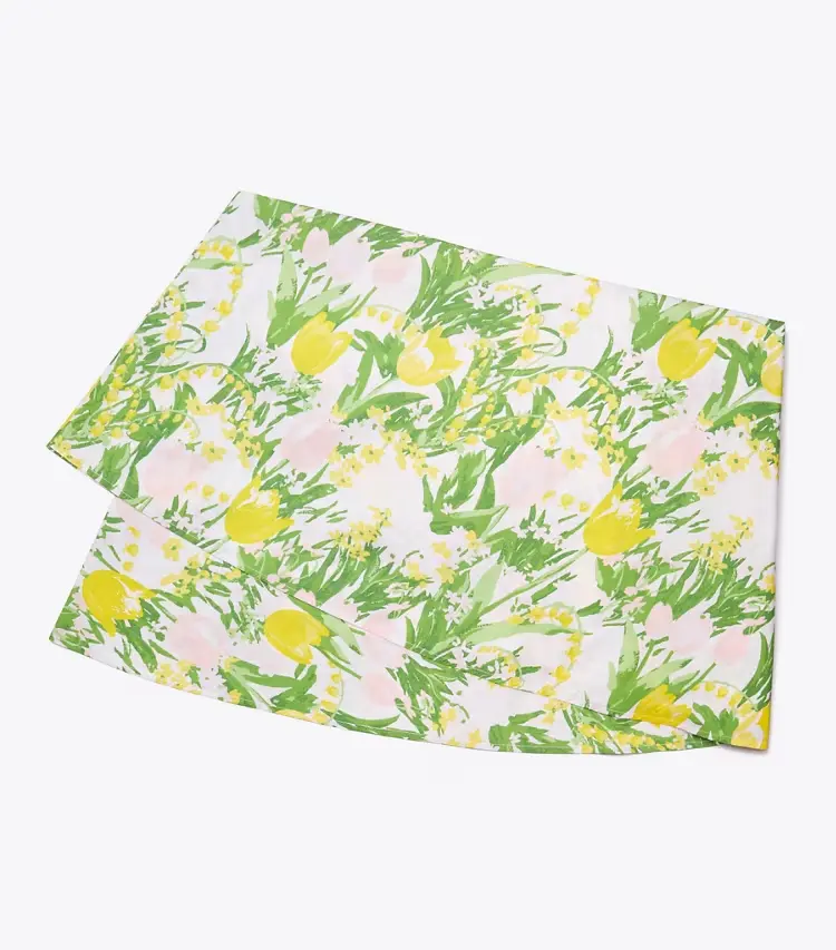 Les Tulipes Round Tablecloth, 120"