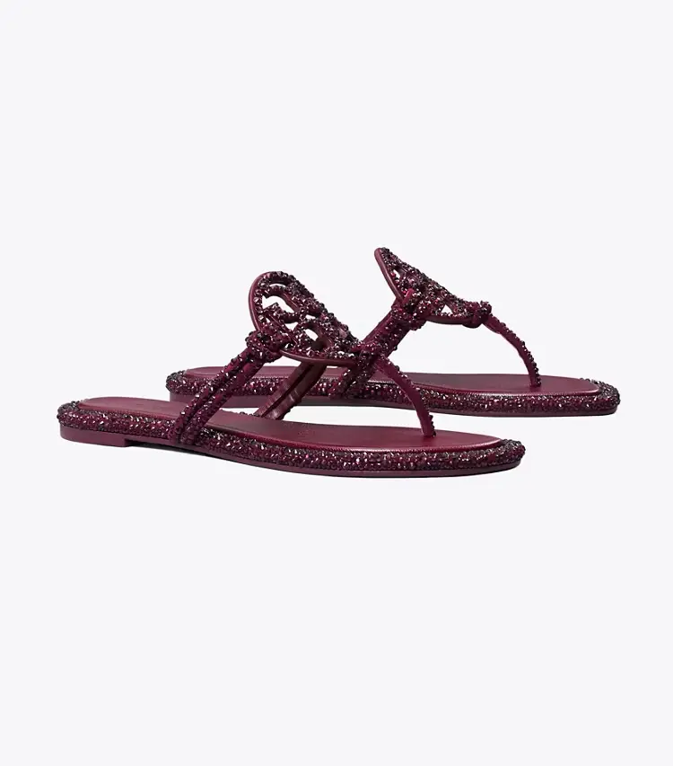 Miller Crystal Knotted Sandal