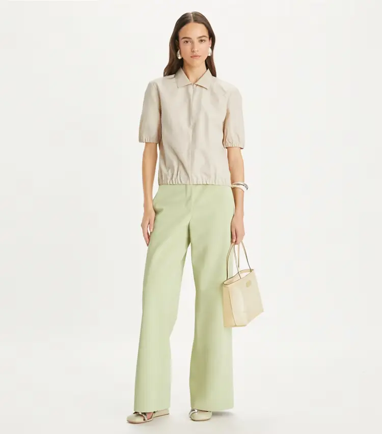 Poplin Zip Polo - Image 3
