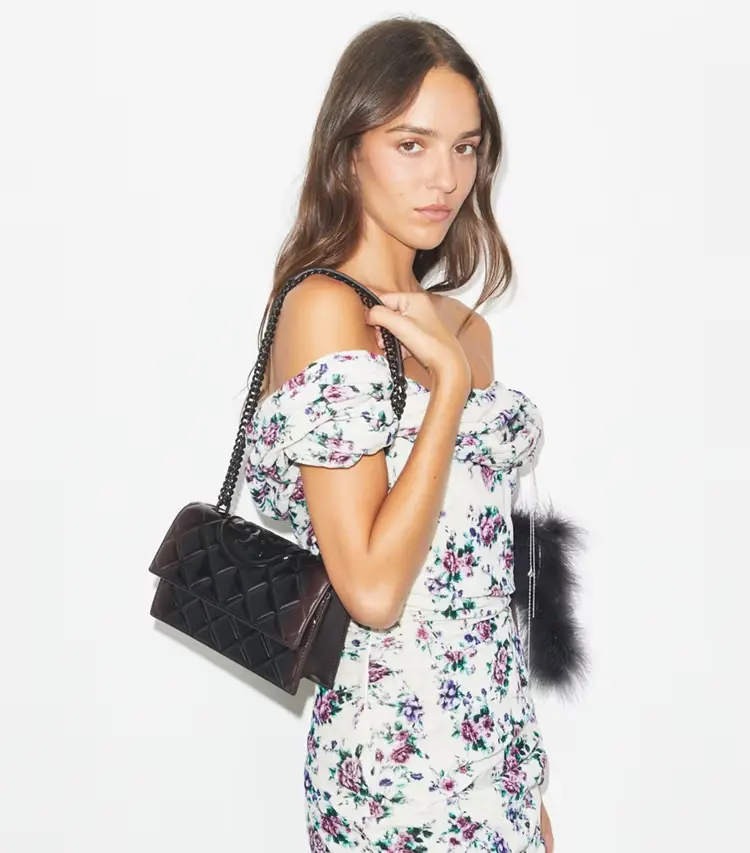 Small Fleming Patent Shoulder Bag - Image 2