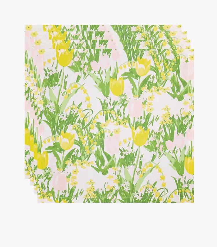 Les Tulipes Dinner Napkin, Set Of 4 - Image 2