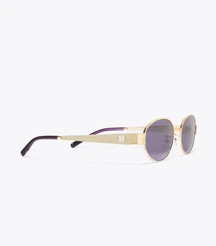 Miller Metal Oval Sunglasses - Image 2