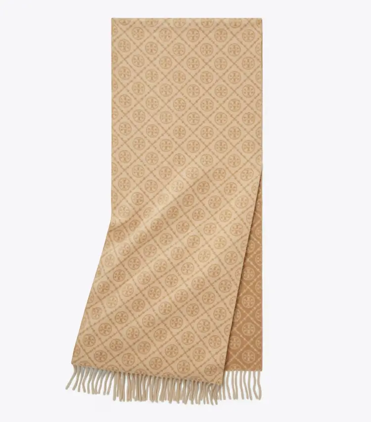 T Monogram Oblong Scarf - Image 3