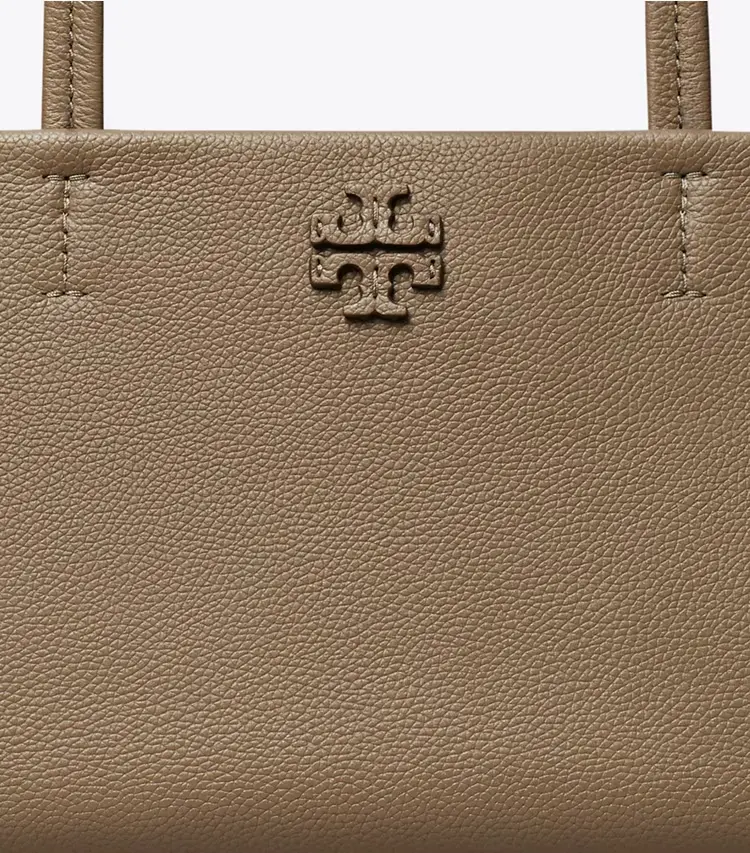 Leather East West Satchel - Image 4