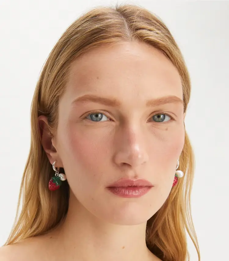 Curiosity Strawberry Earrings - Image 3