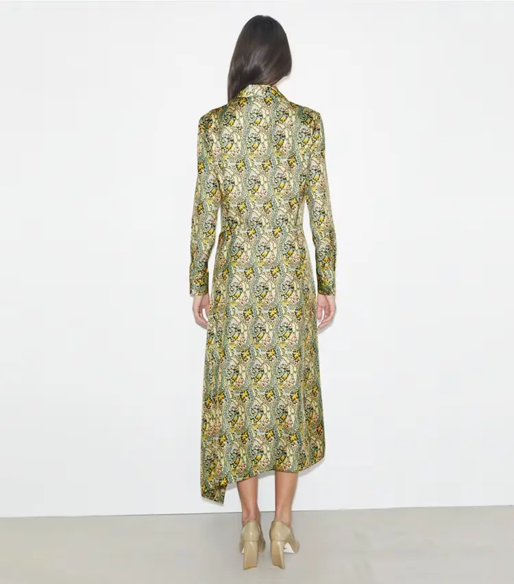 Silk Wrap Dress - Image 3