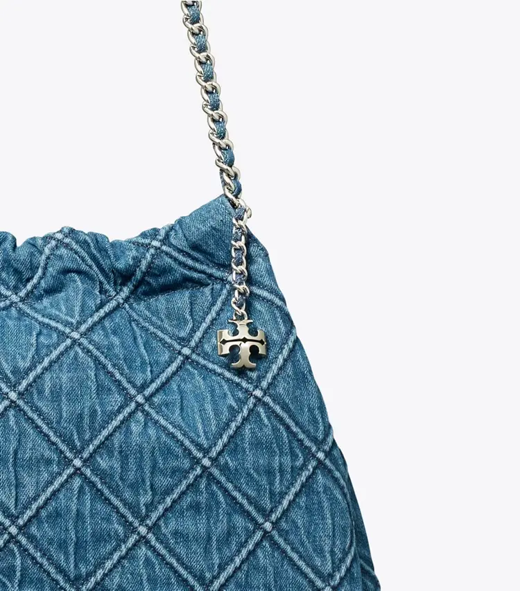 Fleming Soft Denim Hobo Bag - Image 4