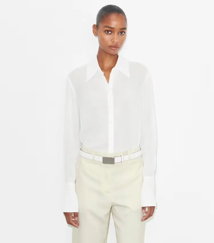 Cuffed Viscose Shirt - Image 2