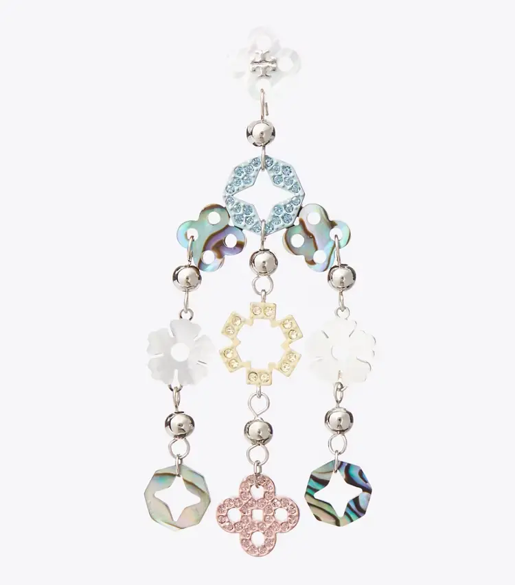 Small Forget Me Not Chandelier Earrings - Image 2