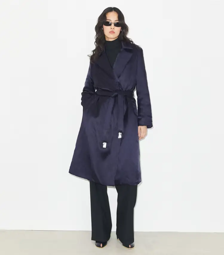 Viscose Padded Coat - Image 2
