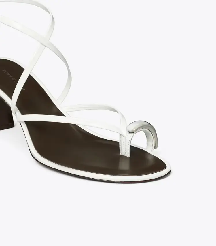 Pierced Multi-Strap Heeled Sandal - Image 4
