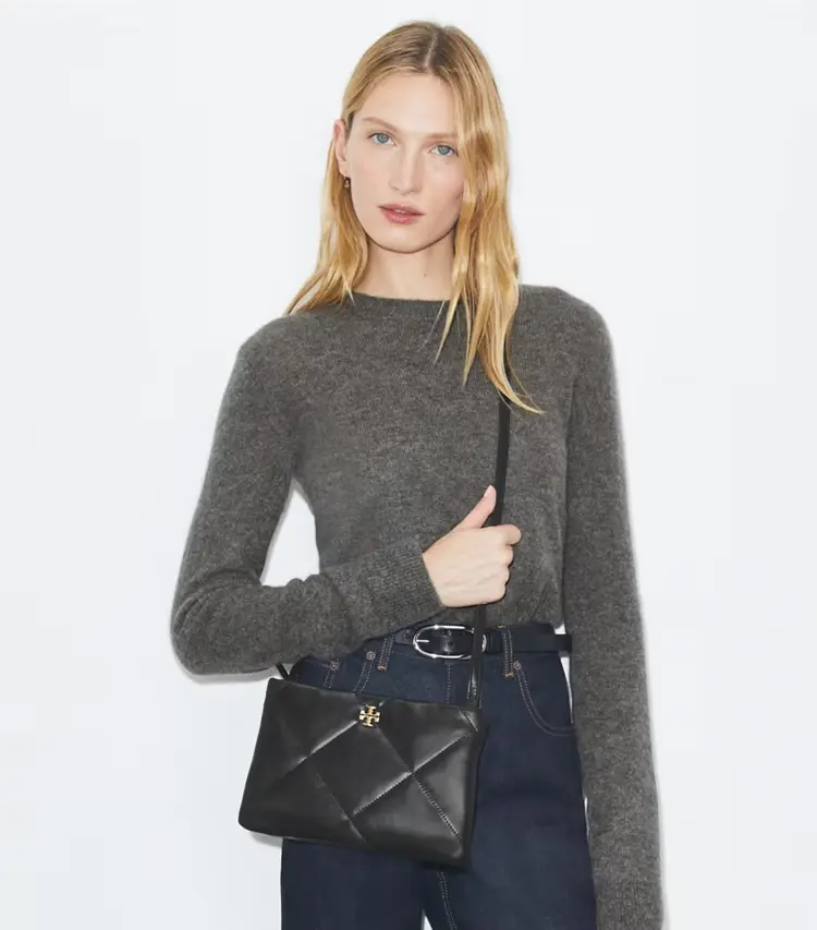 Kira Diamond Quilt Crossbody Bag - Image 2