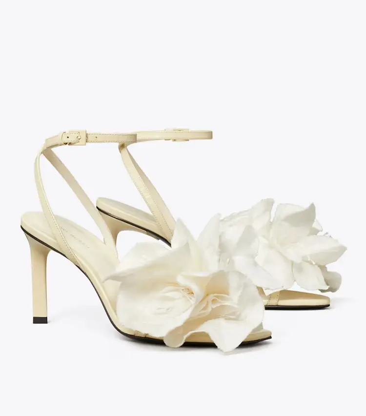 Flower Heeled Sandal