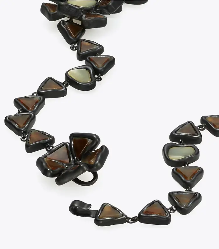 Curiosity Resin Triple Strand Necklace - Image 3