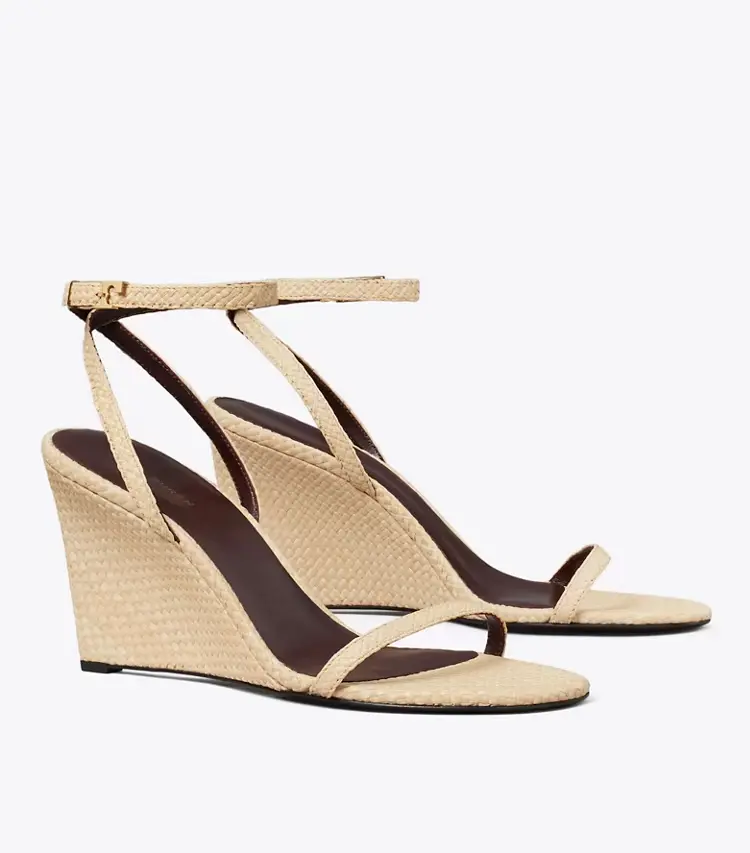 Gigi Raffia Wedge